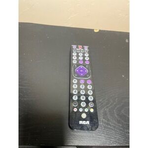 RCA Universal Remote Control Black 4 Device Stream TV DVD‎ Audio Receiver